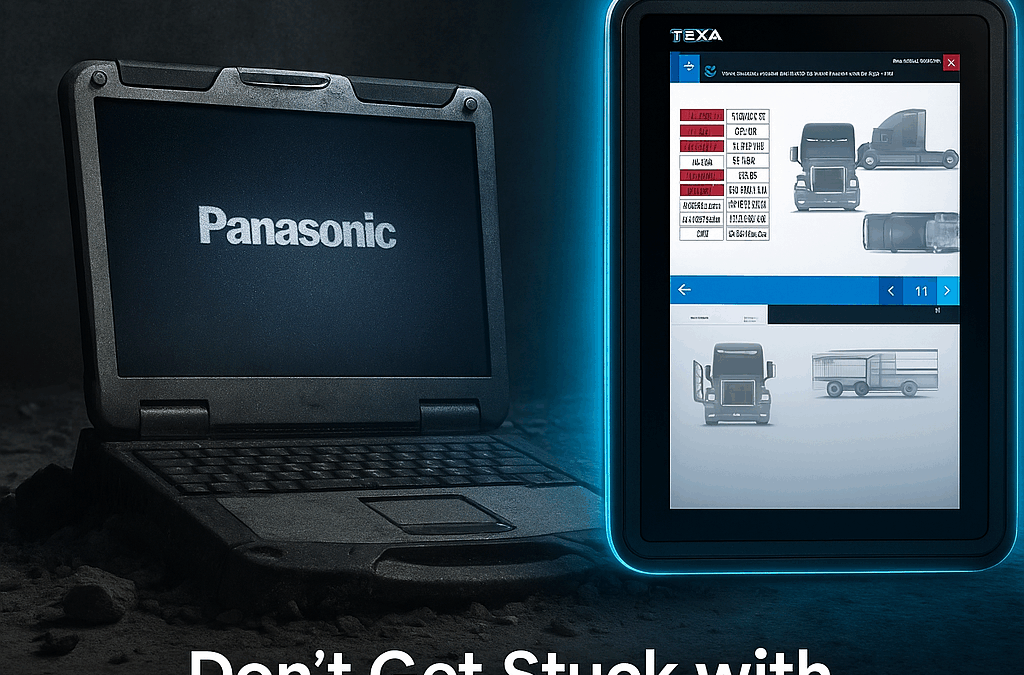Toughbook vs TEXA: Why Purpose-Built Diagnostic Tablets Leave Legacy Laptops Behind
