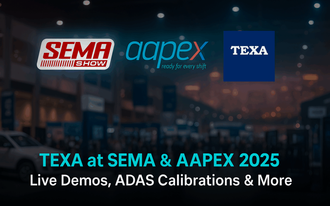 TEXA Gears Up for SEMA & AAPEX 2025: Live Demos, ADAS Calibrations, and the Latest in Diagnostic Innovation