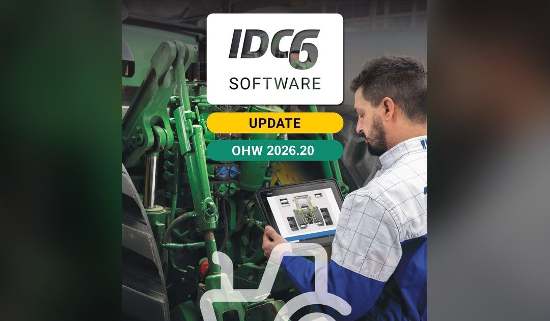 TEXA IDC6 OHW 2026.20 Update: John Deere, HANSA, Case IH and New Holland